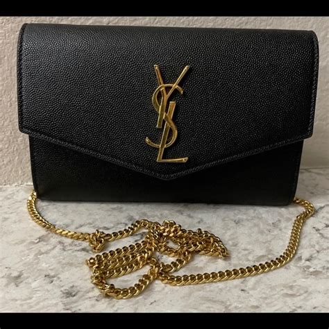 ysl wallet on chain dimensions|ysl uptown wallet on chain.